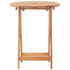 VidaXL Tuintafel Inklapbaar 60x75 Cm Massief Acaciahout -Beliani Winkel 2ddca73354fd42bfb677ea8009c401dc
