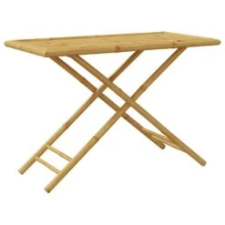 VidaXL - Tuintafel Inklapbaar - Bruin - Bamboe - 110 X 55 X 75 Cm -Beliani Winkel 2dee09a84c5a42179dfa36eb21e09dd2
