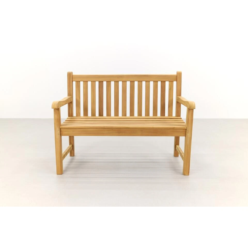 VDG Teak Houten Tuinbank Bison - 120 Cm 5 VDG Teak Houten Tuinbank Bison - 120 Cm - Afbeelding 5