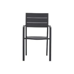 Tuinstoel Aluminium Grijs-antraciet Lifestyle Garden Furniture Stella -Beliani Winkel 2f458ae1e6cf40d4bbb4310faa4c96c7