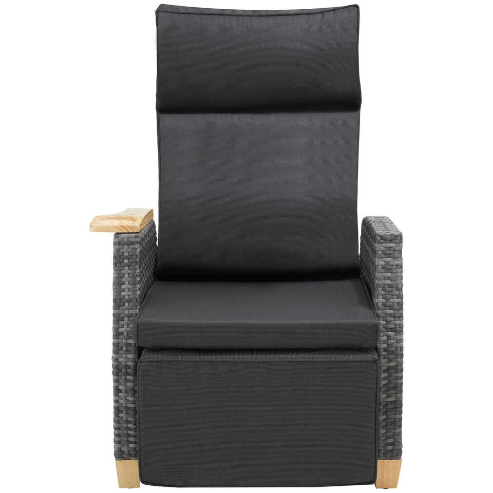 Tectake Wicker Fauteuil Pescara Met Aluminium Frame, Rugleuning Verstelbaar 5 Tectake Wicker Fauteuil Pescara Met Aluminium Frame, Rugleuning Verstelbaar - Afbeelding 5