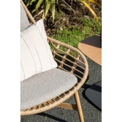 Castello Lounge Fauteuil - Light Teak Look - Natural Rotan-merino Sand 26 Castello Lounge Fauteuil - Light Teak Look - Natural Rotan-merino Sand -Beliani Winkel 2fd99a74a32c43a7b1fde4bd8bff01be
