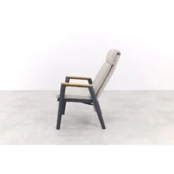 VDG Solaro Verstelbare Dining Tuinstoel - Light Rope / Teak Arm -Beliani Winkel 307e7cfb36974772bd4ef106a36ef03e