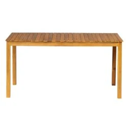 Tafel Voor Binnen En Buiten, 6 Personen, In Acacia -Beliani Winkel 30dd3cd9fddf4955a218d3fcd34000c0
