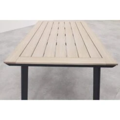 Garden Impressions Penedo Tuintafel 230x100 Cm - Light Teak Vironwood -Beliani Winkel 31182798f7204d249326d94add09b70e