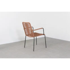 VDG Denver Rope Stapelbare Tuinstoel Terracotta 16 VDG Denver Rope Stapelbare Tuinstoel Terracotta -Beliani Winkel 31dd32a9ed0e40649637f6e1ff4cf477