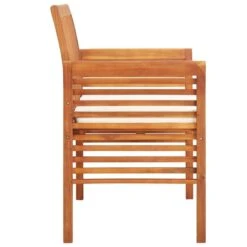 VidaXL Massief Acaciahouten Tuinbank Met Kussen 2-Zits Tuinset Buitenbank Bank -Beliani Winkel 3270ff527bd34e81a8aa7a9377337ced