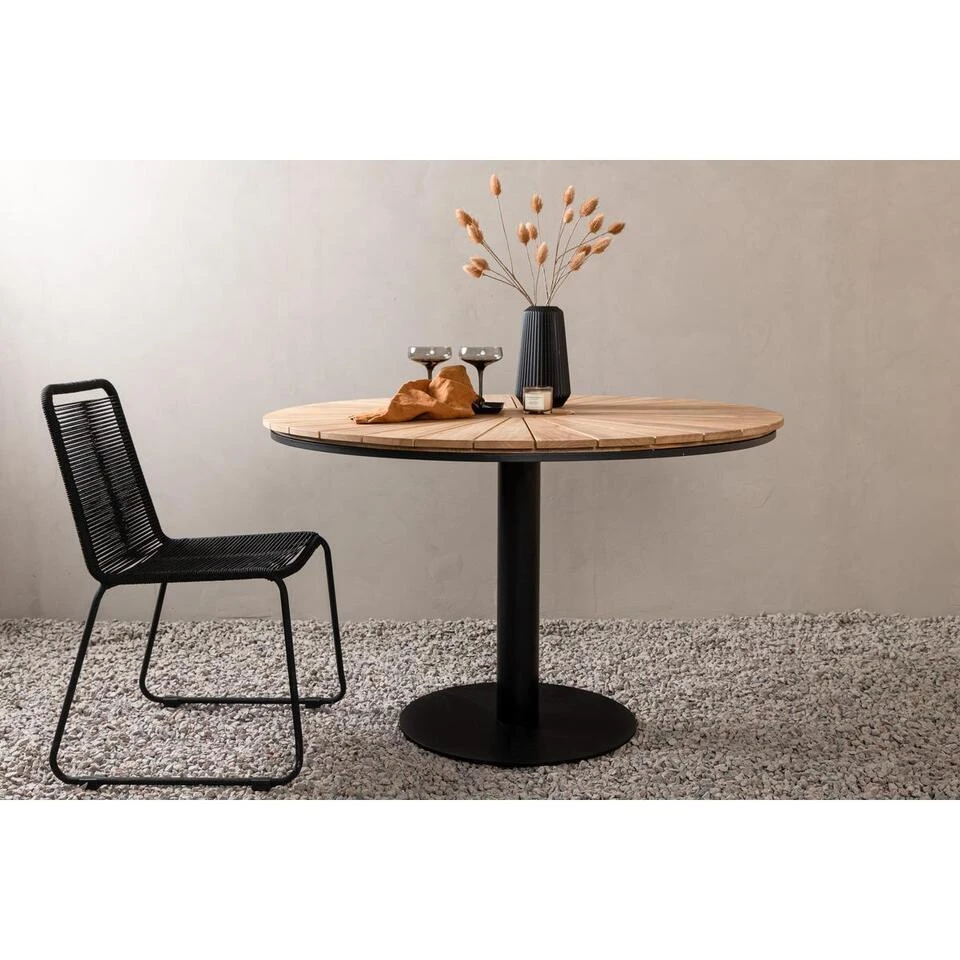 Svea - Ilias Ronde Tuintafel - ø120 Cm - Naturel 2 Svea - Ilias Ronde Tuintafel - ø120 Cm - Naturel - Afbeelding 2