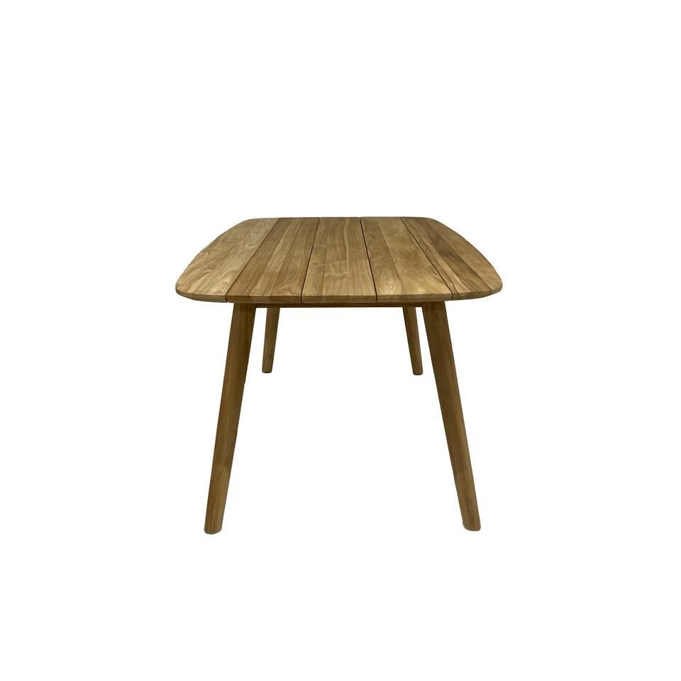 Livingfurn - Tuintafel - Lugano 180cm - Bruin 3 Livingfurn - Tuintafel - Lugano 180cm - Bruin - Afbeelding 3