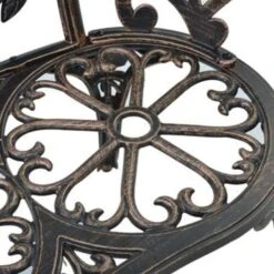 VidaXL Bistrobank 100 Cm Gietaluminium Bronskleurig -Beliani Winkel 344e8239dc7049d48d96243e44480a10