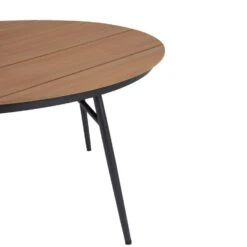 Lisomme Soy Ronde Tuintafel Polywood Zwart- Ø 178 Cm -Beliani Winkel 344f27dd8df14471a8a43e8fd979131e