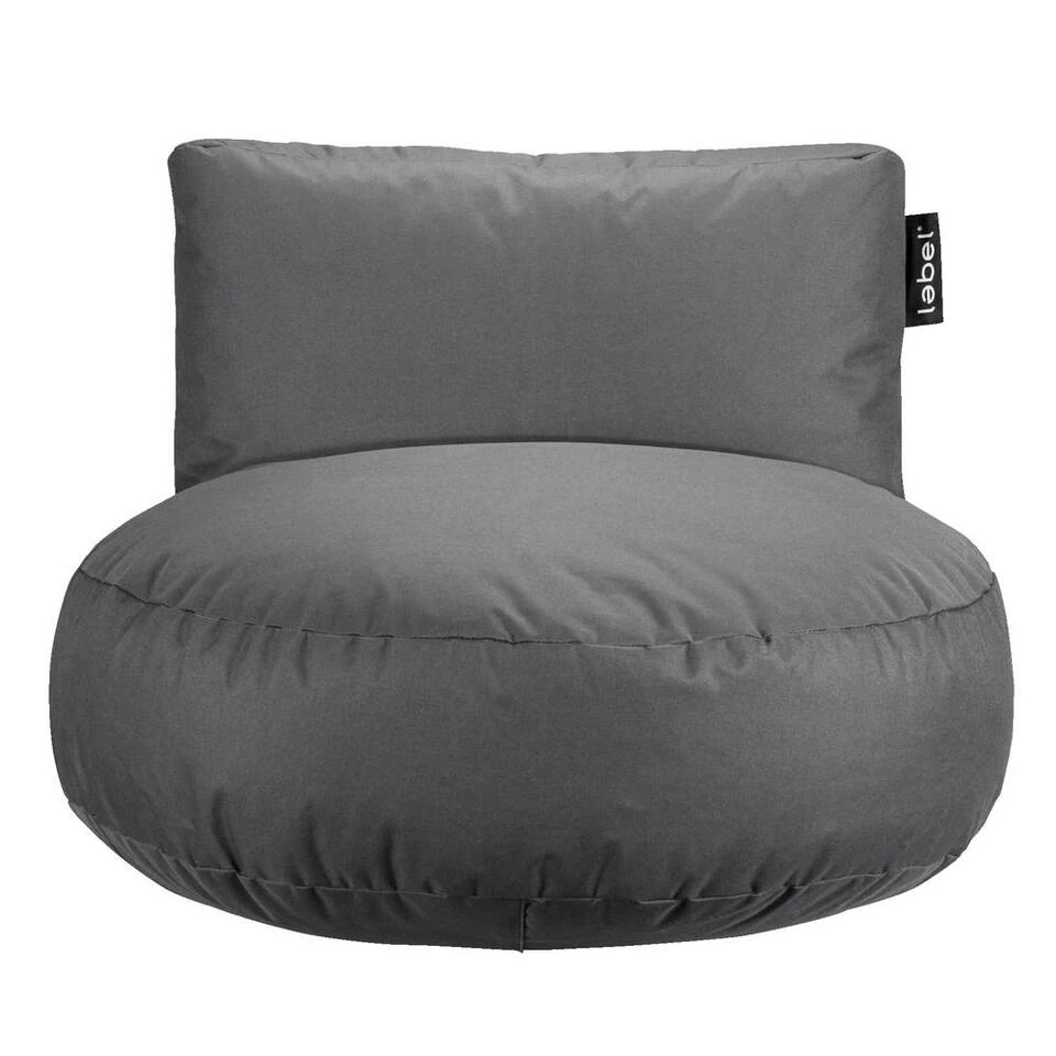 Lebel Lounger - Antraciet - 85x85x60 Cm 1 Lebel Lounger - Antraciet - 85x85x60 Cm