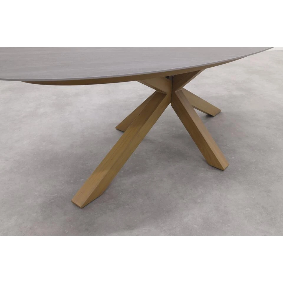Scotland Tafel - 230x115 Cm - Light Teaklook - Centostone Napoli Sand 12 Scotland Tafel - 230x115 Cm - Light Teaklook - Centostone Napoli Sand - Afbeelding 12