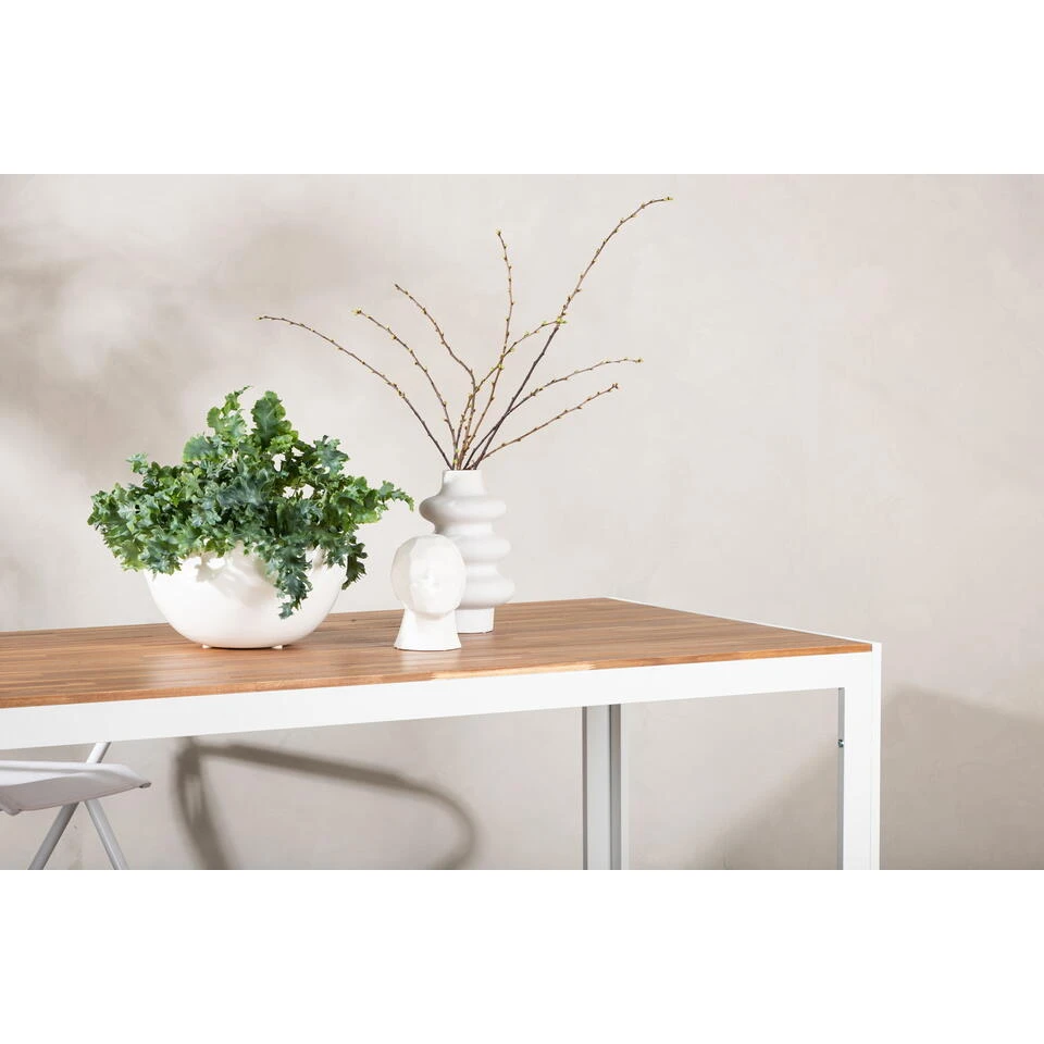 Fjôrd Tuintafel Acaciahout/Metaal - 200x100x76cm - Bois 4 Fjôrd Tuintafel Acaciahout/Metaal - 200x100x76cm - Bois - Afbeelding 4