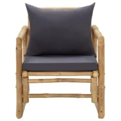 VidaXL Tuinstoelen Met Kussens 2 St Bamboe 6 VidaXL Tuinstoelen Met Kussens 2 St Bamboe -Beliani Winkel 385394e593c344f1b0c080c31c215533