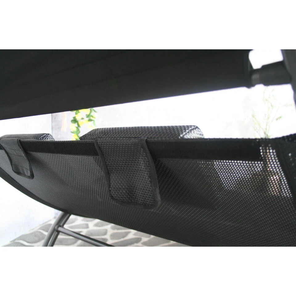 SenS-Line - Cuba 2-Persoonsligbed - Zwart 3 SenS-Line - Cuba 2-Persoonsligbed - Zwart - Afbeelding 3