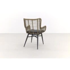 VDG Set Van 6 - Jasmine Dining Tuinstoel - Naturel -Beliani Winkel 3897eea3e69b417a8700f4597781ae8a