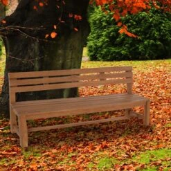 CLP Teakbank Augusta 220 Cm -Beliani Winkel 394ba0a2aac1442a814c906d60a51732