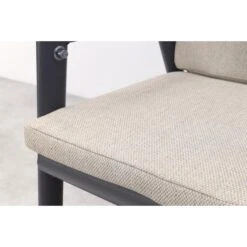 VDG Solaro Verstelbare Dining Tuinstoel - Light Rope / Teak Arm -Beliani Winkel 3aee003538bb4d70a116d372e3070146