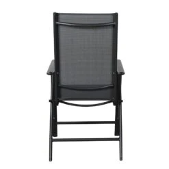 Hioshop Kelly 1 X Tuinstoel- Verstelbare Rug- 7 Posities- Zwart/grijs 7 Hioshop Kelly 1 X Tuinstoel- Verstelbare Rug- 7 Posities- Zwart/grijs -Beliani Winkel 3b0442efbddf4ce996285f8a54c50124