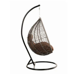 Merkloos HOME DELUXE Hangstoel CIELO Bruin -Beliani Winkel 3b647335addf44cc95cce62ac687f071