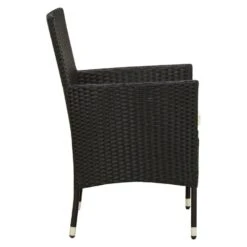 VidaXL - Buitenstoel - Kussens - Zwart - Poly Rattan - 2 Stuks 10 VidaXL - Buitenstoel - Kussens - Zwart - Poly Rattan - 2 Stuks -Beliani Winkel 3be5b0737d1c41dab5023dd8a27f2a27