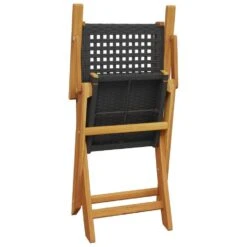 VidaXL - Tuinstoelen - Zwart - Acaciahout En Poly Rattan - 2 Stuks -Beliani Winkel 3c8a3108cb5a4fa3bbb97bde49f24ef4