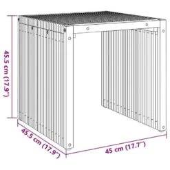 VidaXL - Terrastafel - Bruin - Massief Teakhout - 45 X 42.5 X 45 Cm 17 VidaXL - Terrastafel - Bruin - Massief Teakhout - 45 X 42.5 X 45 Cm -Beliani Winkel 3e5c067358a44a12b150b81aaec90c81