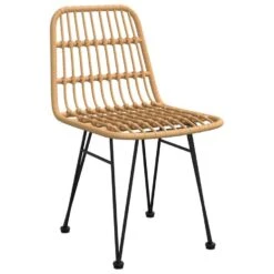 VidaXL - Tuinstoelen - Bruin - Staal - 2 Stuks -48x62x84 Cm -Beliani Winkel 3e78fcf123ea42af85d3cd3a1f08fb60