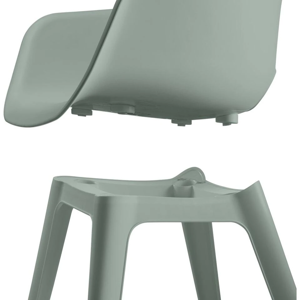 Keter Akola Tuinstoelen - 2 Stuks -56.5x55x80cm - Vintage Green 10 Keter Akola Tuinstoelen - 2 Stuks -56.5x55x80cm - Vintage Green - Afbeelding 10