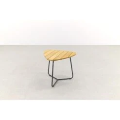 4 Seasons Verdi Set Van 2 Teak Driehoekige Salontafels -Beliani Winkel 4021d52d26f249fca3a2030ead112ed4