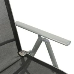 VidaXL - Tuinstoelen - Zilverkleurig - Aluminium - 2 Stuks - Verstelbaar -Beliani Winkel 404b2dc9e6d1402daa8069ce5a53f316