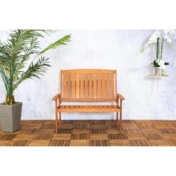 Merkloos Sens-Line - California Tuinbank - 120cm - Hout 9 Merkloos Sens-Line - California Tuinbank - 120cm - Hout -Beliani Winkel 409f2d092f8048acbca7b251a9ea37c0