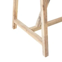 TALAMONE - Tuintafel - Lichthout/Grijs - 140 X 70 Cm - Vezelcement -Beliani Winkel 421066e4e8c641ff8b9d4c187418b070