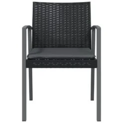 VidaXL - Tuinstoelen En Kussens - Zwart - Poly Rattan - 56,5x57x83 Cm - 4 Stuks 12 VidaXL - Tuinstoelen En Kussens - Zwart - Poly Rattan - 56,5x57x83 Cm - 4 Stuks -Beliani Winkel 425100ae9ea944de99624f730bc4b728