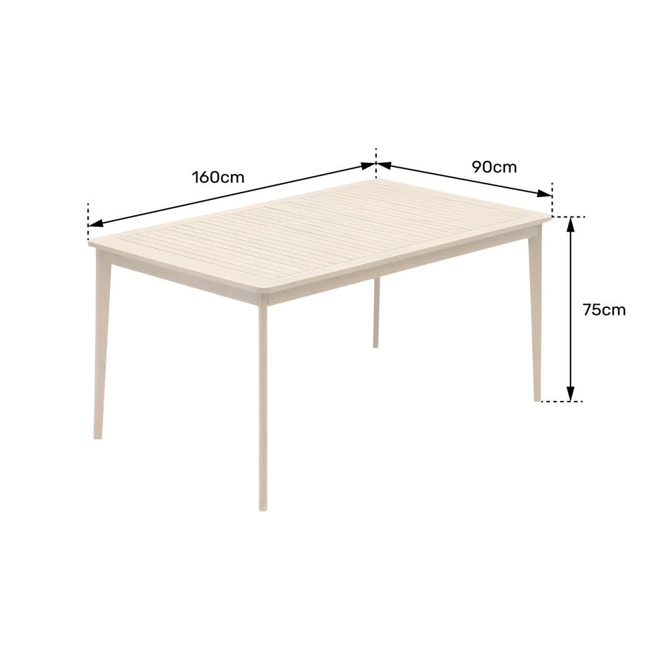 Happy Garden Tabel SIMILAN - Bruin - Acacia 6 Happy Garden Tabel SIMILAN - Bruin - Acacia - Afbeelding 6