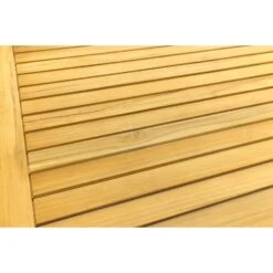 Hartman Sonata Tuintafel 220x100 Cm. - Teak - Wit -Beliani Winkel 4523175be191400494418fa6135bf9a7