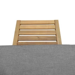 Happy Garden Zonnebaden KANAWA - Grijs - Acacia -Beliani Winkel 4539e07b9d404c8fa93e297e97492118