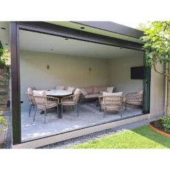 VDG Set Van 4 - Julia Dining Tuinstoel - Antraciet 26 VDG Set Van 4 - Julia Dining Tuinstoel - Antraciet -Beliani Winkel 4573a77a884a40778d0b38c984895629