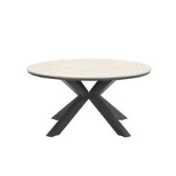 Garden Impressions Edison Tuintafel - 148 Cm. Rond -Beliani Winkel 464aed26aeb449568bcb7f977a799961