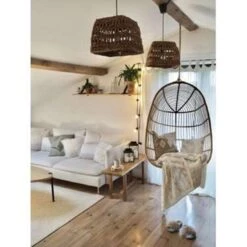 Beliani Hangstoel CASOLI - Beige Pe Rotan -Beliani Winkel 469e0c47c6b4448d9e2f49d933312de7