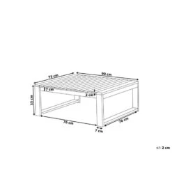 Beliani Tuintafel TIMOR - Donkere Houtkleur Acaciahout -Beliani Winkel 471abb889ef142e781e610c4b7f979c2