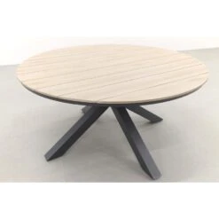Garden Impressions Edison Tuintafel - 148 Cm. Rond -Beliani Winkel 474417618087417b883bf3180a714358