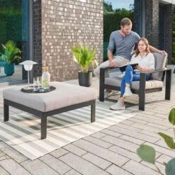 Merkloos HOME DELUXE Tuinsalon RIO S -Beliani Winkel 47f33f41cea549dfb4fb3f18bb4cd435