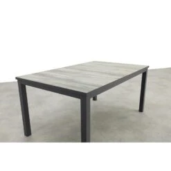 Hartman Comino Dining Tuintafel 163x105 Cm. - Keramiek/Grijs -Beliani Winkel 4907f35a8e174b219c33841426ce9f9e