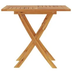 VidaXL - Tuintafel Inklapbaar - Bruin - Massief Teakhout - 85x85x76 Cm -Beliani Winkel 493e84bed54d454587f278af2c02b278