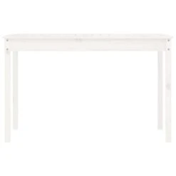VidaXL - Tuintafel - Wit - Grenenhout - 121 X 82.5 X 76 Cm -Beliani Winkel 499b5677bea240bd94f2bf24342c6459