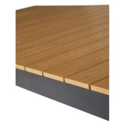 Lisomme Stef Tuintafel Bruin - Verlengbaar - 205 X 100 Cm -Beliani Winkel 49a5c8b94bd64356b348d37b88588e57