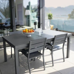 Merkloos HOME DELUXE CALIDO Tuintafel -Beliani Winkel 49c9884377754aa284496c366737e269