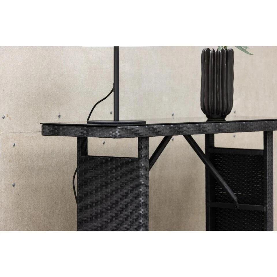 Svea - Haruto Outdoor Sidetable - 120 Cm - Zwart 3 Svea - Haruto Outdoor Sidetable - 120 Cm - Zwart - Afbeelding 3